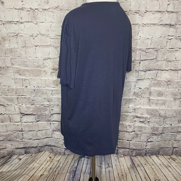 Men's Lacoste Navy Blue 1/4 Button Short Sleeve Sm - Picture 6 of 8